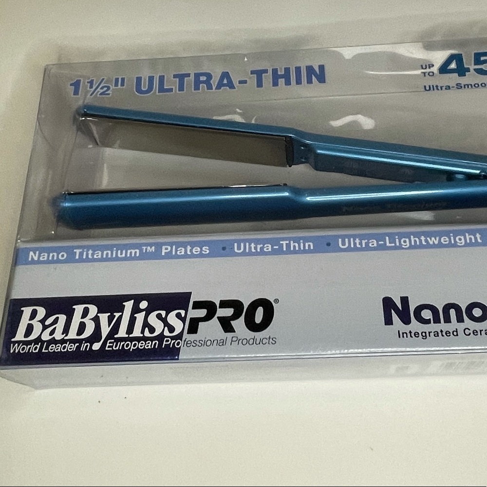 BaByliss Pro Nano Titanium 1.5-Inch Ionic Flat Iron